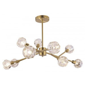 Pendul Kassia 9xG9 metal/sticla auriu Rabalux RBL5395