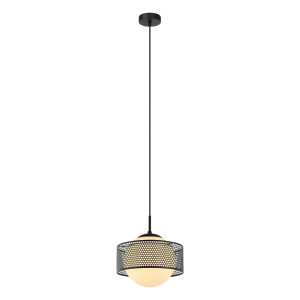 Pendul Lomica L 1xE27 metal negru Italux