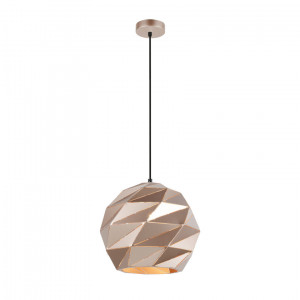 Pendul Palermo L 1xE27 metal auriu Italux