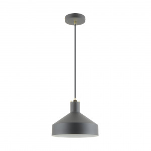 Pendul Sigma 1xE27 metal negru/transparent/alb Zuma Line
