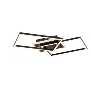 Plafoniera Athelstan LED 40W metal/acril negru/alb Rabalux