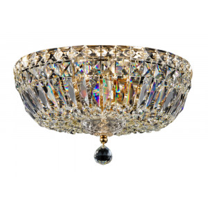 Plafoniera Basfor metal/cristal auriu Maytoni