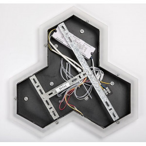 Plafoniera Bitsi LED 72W metal/acril negru/alb Rabalux
