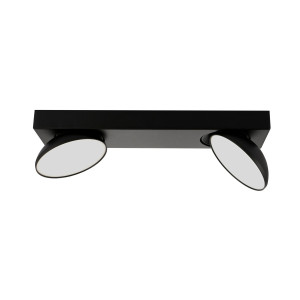 Plafoniera Castelio LED 10W 760 lumeni metal/acril negru Italux