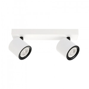 Plafoniera Karlota 1xGU10 metal alb/negru Italux