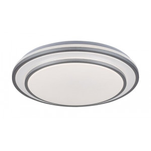 Plafoniera Lupita LED 40W acril argintiu/alb Rabalux