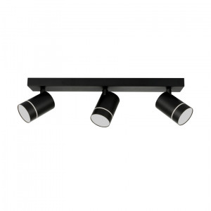 Plafoniera Selma LED 15W 960 lumeni metal negru Italux