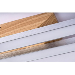 Plafoniera Tamur LED 21W metal/lemn fag/alb Rabalux