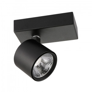 Spot aplicat Boniva LED 5W 300 lumeni 3000K metal negru Italux