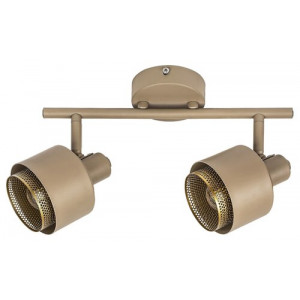 Spot bara Fedora 2xE14 metal maro/auriu Rabalux RBL3548