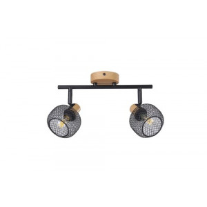 Spot bara Grendel 2xE14 metal fag/negru Rabalux