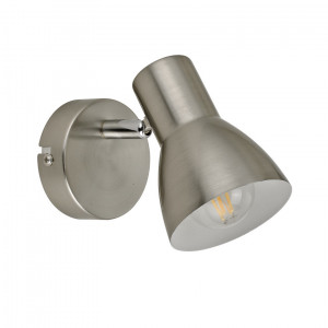Spot bara Riado 1xE14 metal nichel satinat Italux