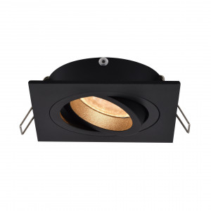 Spot incastrat Chuck 1xGU10 metal negru Zuma Line