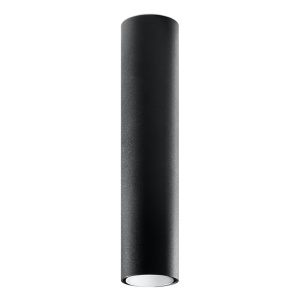 Spot Lagos 40 1xGU10 metal negru tubular