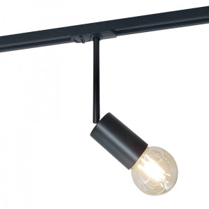 Spot sina Marvi L TR Jazz 1xGU10 metal/acril negru mat Italux