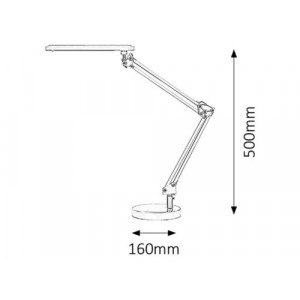 Veioza Colin LED 6W metal/acril negru Rabalux