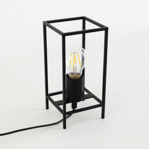 Veioza Melando 1xE27 metal negru mat Italux