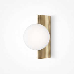 Aplica Avant-garde 1xG9 metal/sticla bronz/alb Maytoni