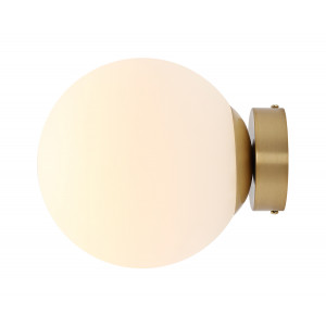 Aplica Ball 1xE27 metal/sticla alama Aldex