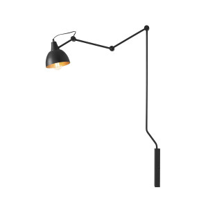 Aplica Bibi C1 1xE27 metal auriu Aldex