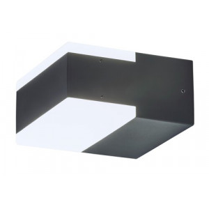 Aplica exterior Bona LED 9W metal/acril antracit/alb Rabalux