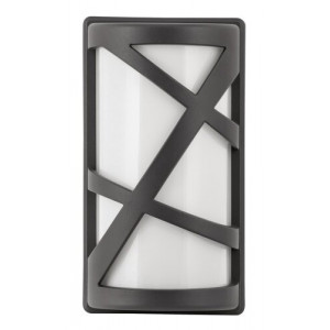 Aplica exterior Durango 1xE27 metal/acril antracit/alb Rabalux