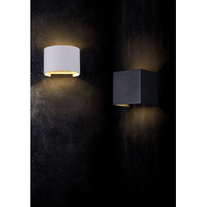 Aplica exterior Fulton LED metal alb Maytoni