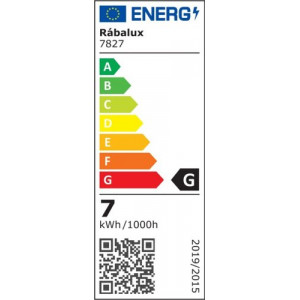 Aplica exterior Lisbon LED 7W metal/acril nichel Rabalux
