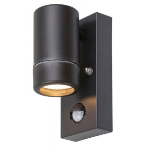 Aplica exterior Medina 1xGU10 acril negru/transparent Rabalux