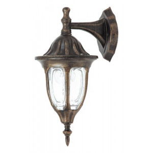 Aplica exterior Milano 1xE27 metal/sticla auriu antichizat Rabalux