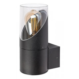 Aplica exterior Novigrad 1xE27 metal/acril negru Rabalux