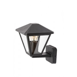 Aplica exterior Paravento 1xE27 metal/sticla negru Rabalux
