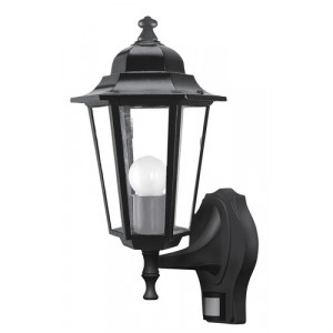 Aplica exterior Velence 1xE27 metal/sticla negru Rabalux RBL8217
