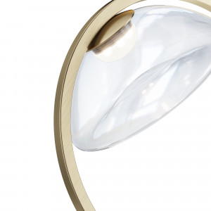Aplica Lunare 1xLED metal/sticla bronz/transparent Maytoni