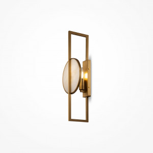 Aplica Marmo 1xE14 metal auriu/alb Maytoni