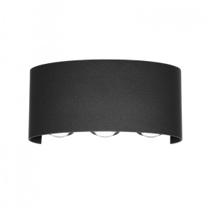 Aplica Ortelo LED 6W metal negru sablat Italux