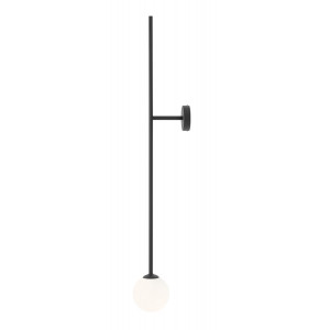 Aplica Pinne 1xE14 metal/sticla negru Aldex