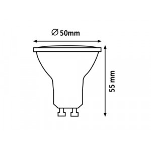 Bec LED GU10 7W 4000K - lumina neutra 550 lumeni