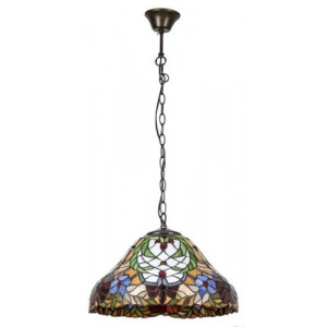 Candelabru Mirella 2xE27 metal/sticla bronz/multicolor Rabalux RBL8086