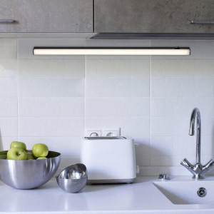 Lampa de dulap/cabinet Greg LED 13W acril negru/alb Rabalux