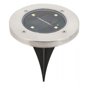Lampa solara Dannet LED 0.24W metal/acril nichel/negru Rabalux