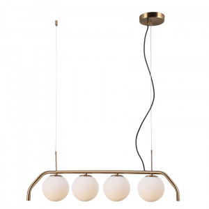 Lustra Carimi 4xG9 metal/sticla alama Italux