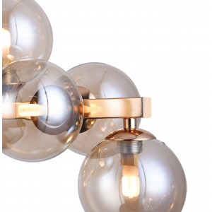 Lustra Dallas 25xG9 metal/sticla auriu/amber Maytoni
