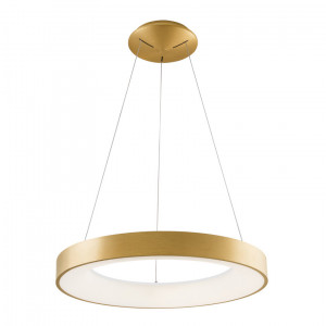 Lustra Giulia LED 50W 2750 lumeni metal/acril auriu Italux