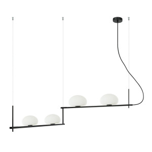 Lustra Kernio 4xG9 metal negru Italux