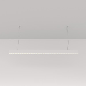 Lustra Points LED metal alb