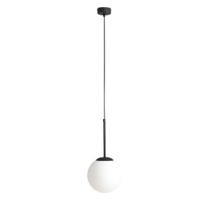 Pendul Bosso S 1xE27 metal/sticla negru Aldex