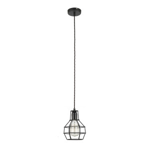 Pendul Constantin 1xE27 metal negru Italux