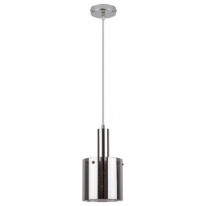 Pendul Donati 1xE27 metal/sticla crom/fumuriu Rabalux RBL5249