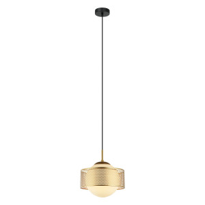 Pendul Lomica L 1xE27 metal auriu Italux